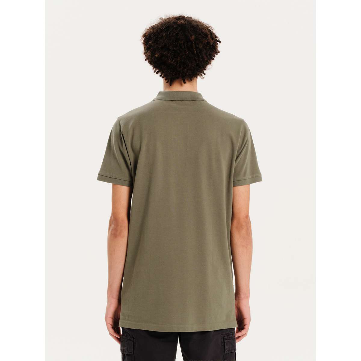 EMERSON MEN΄S REGULAR FIT COTTON ΚΟΝΤΟΜΑΝΙΚΗ ΜΠΛΟΥΖΑ POLO 251.EM35.59 OLIVE GREEN - Πράσινο - M