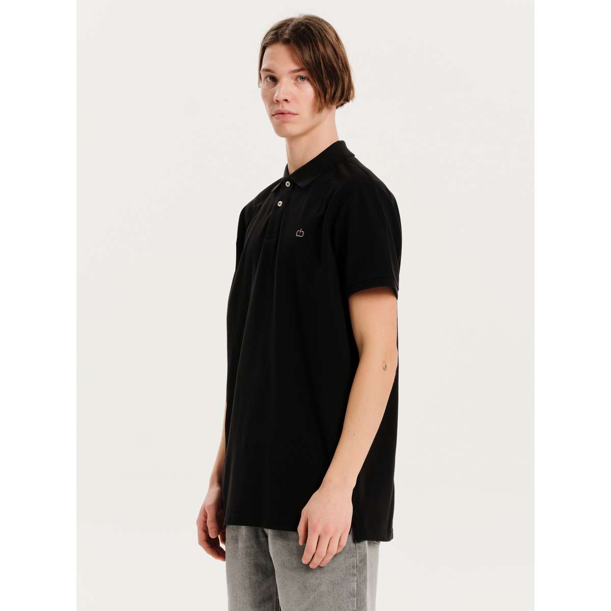 EMERSON MEN΄S REGULAR FIT COTTON ΚΟΝΤΟΜΑΝΙΚΗ ΜΠΛΟΥΖΑ POLO 251.EM35.69 BLACK - Μαύρο - XL