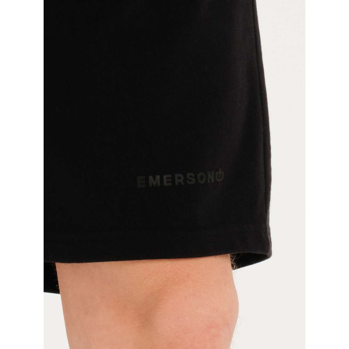 EMERSON MEN΄S REGULAR FIT COTTON FRENCH TERRY SWEAT SHORTS 251.EM26.33 BLACK