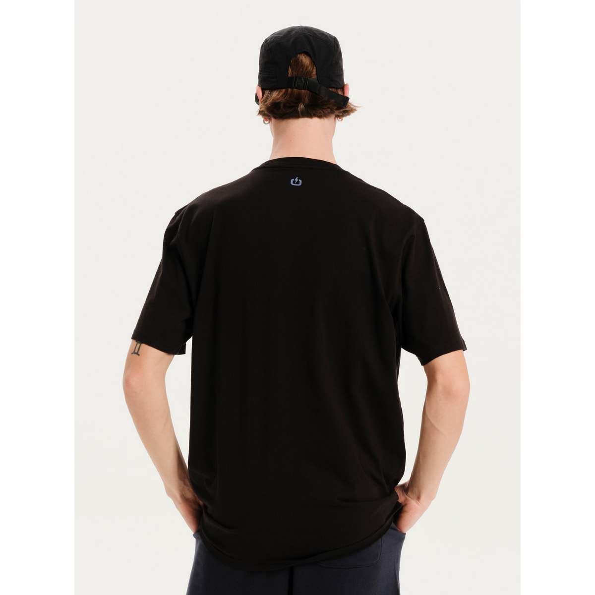 EMERSON LOGO MEN΄S REGULAR FIT COTTON T-SHIRT 251.EM33.03 BLACK