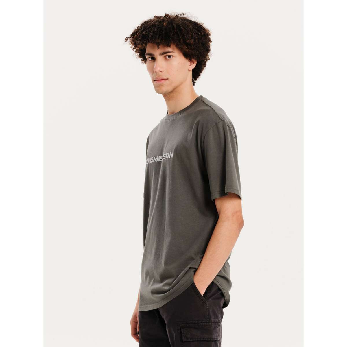 EMERSON LOGO MEN΄S REGULAR FIT COTTON T-SHIRT 251.EM33.03 THYME GREEN