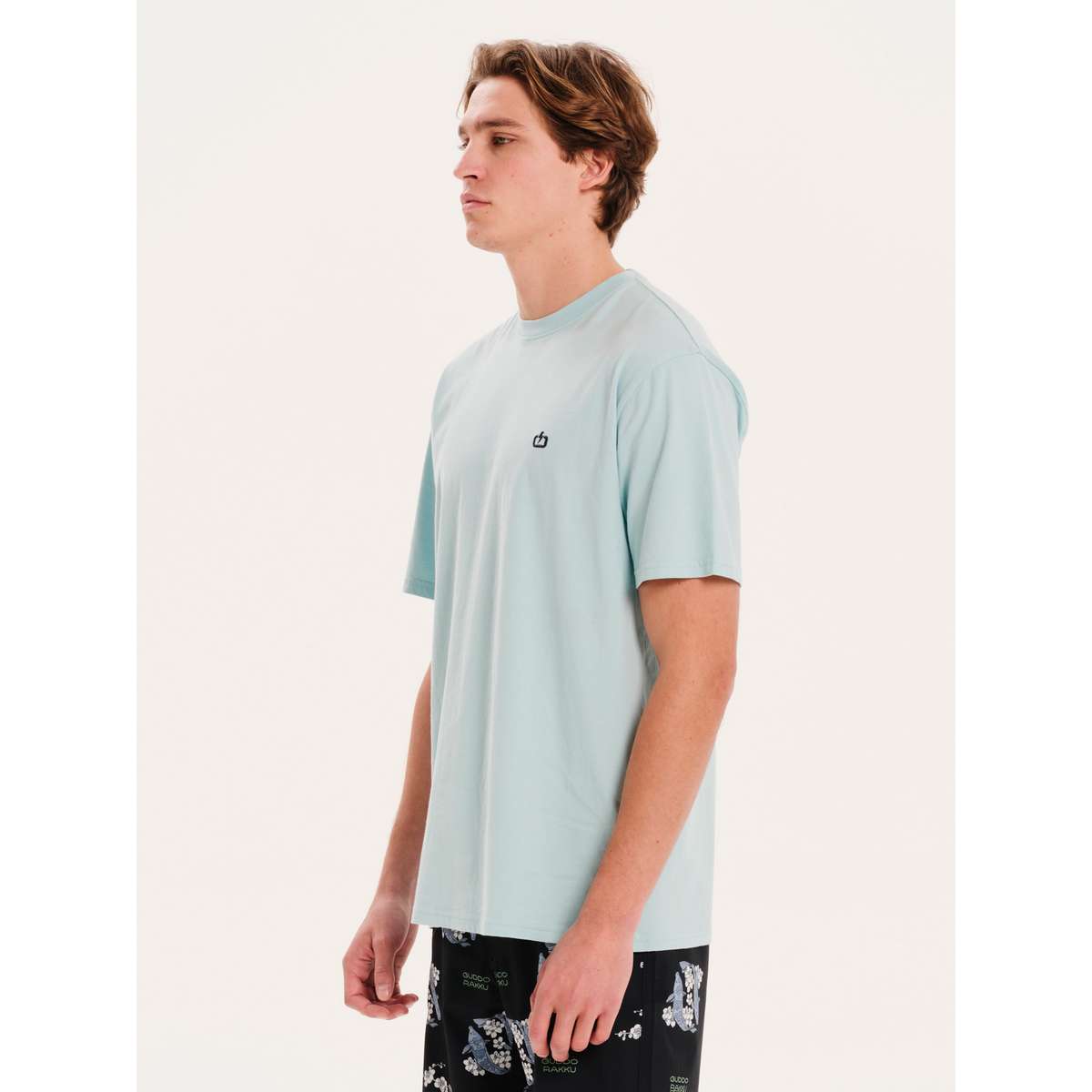 EMERSON SOLID MEN’S REGULAR FIT COTTON SHORT SLEEVE T-SHIRT 251.EM33.122 REEF BLUE