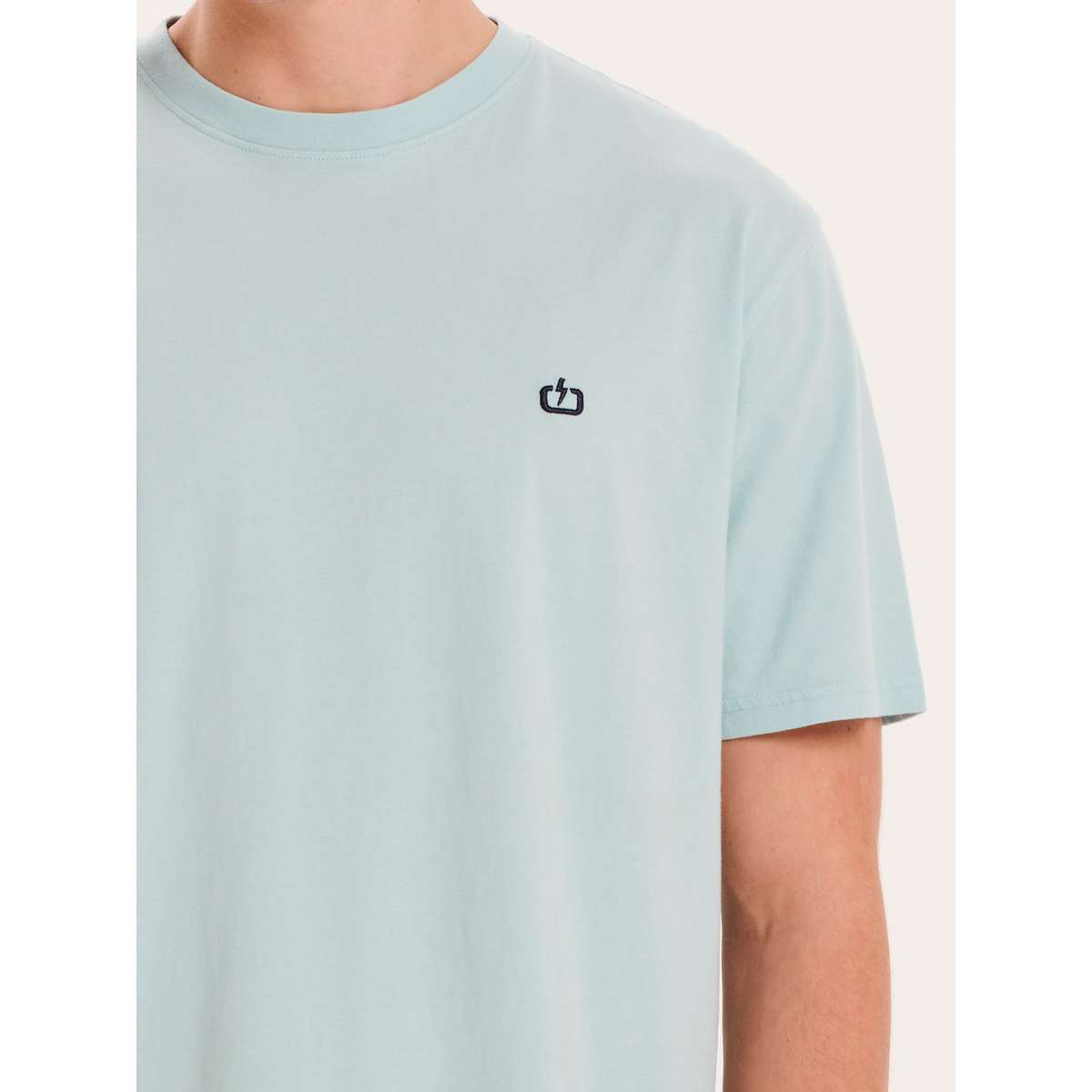 EMERSON SOLID MEN’S REGULAR FIT COTTON SHORT SLEEVE T-SHIRT 251.EM33.122 REEF BLUE