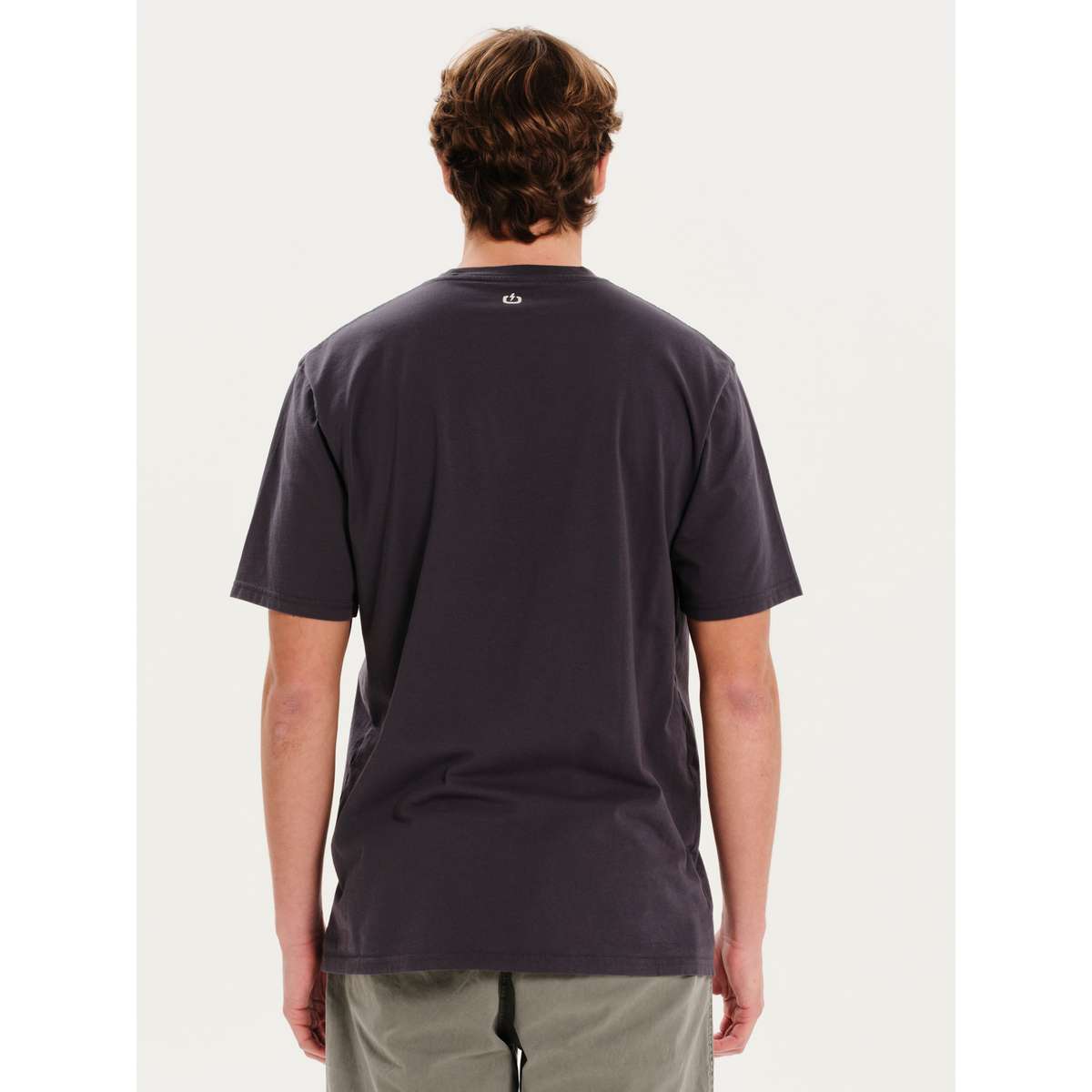 EMERSON LOGO MEN’S REGULAR FIT COTTON SHORT SLEEVE T-SHIRT 251.EM33.39 STONE BLUE