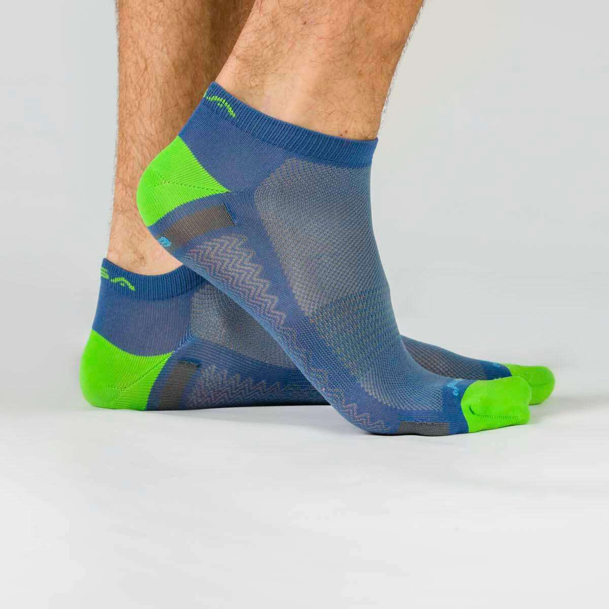GSA MEN΄S HYDRO[+]620 ULTRALIGHT PERFORMANCE ATHLETIC SOCKS 3PACK BLUE-GREEN-BLUE
