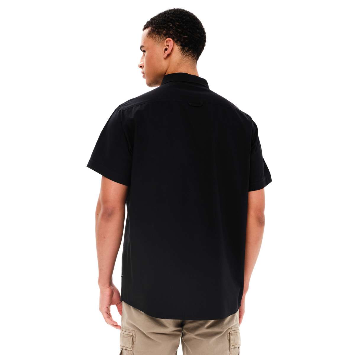 EMERSON MEN’S SHORT SLEEVE SHIRT 251.EM61.12 BLACK