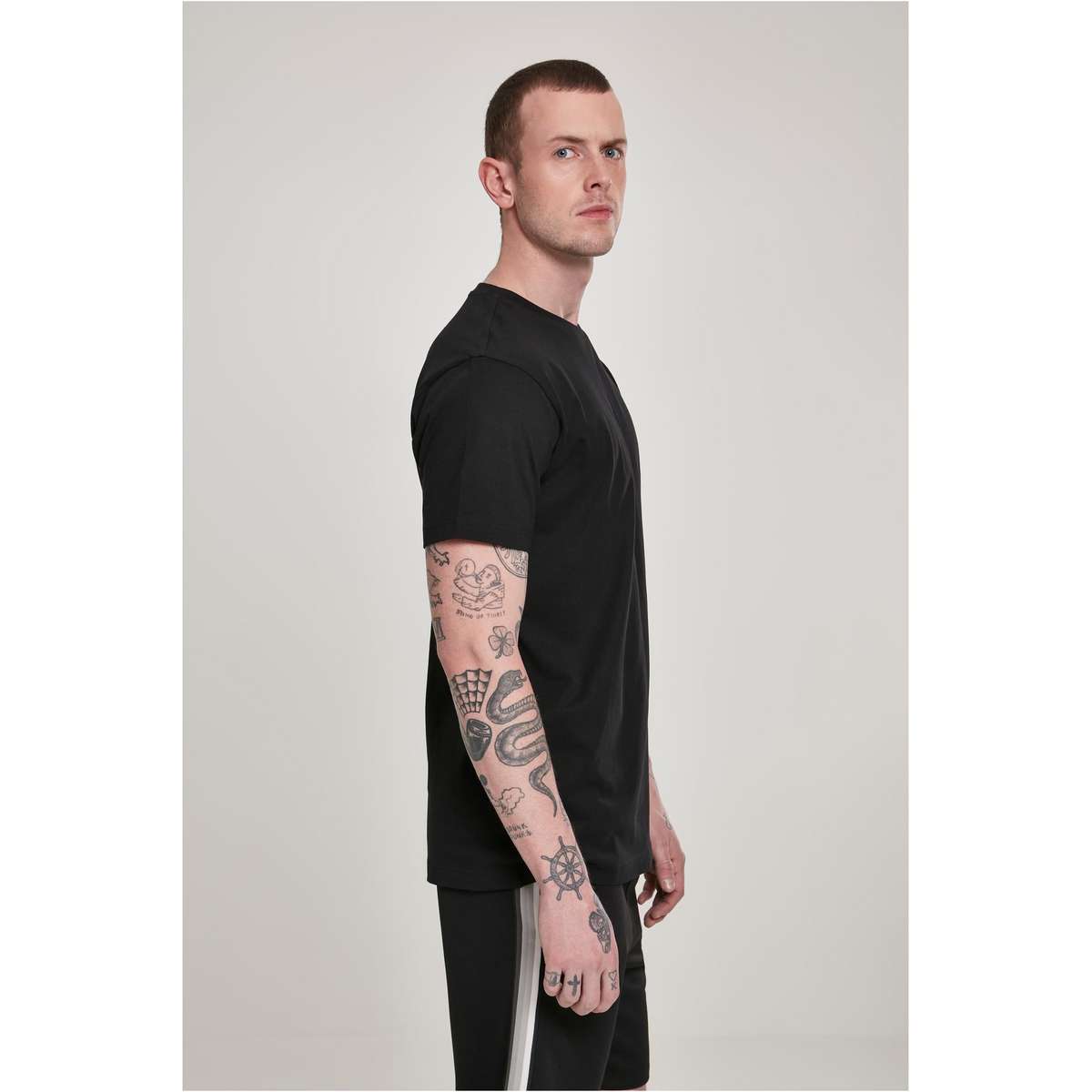 Urban Classics Men΄s Regular fit Cotton Basic Tee TB2684 BLACK - Μαύρο - 5XL