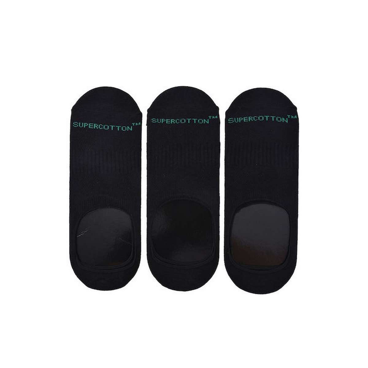 GSA 370 Supercotton Αθλητικές Κάλτσες Μαύρες 3 Ζεύγη 8116073-01 BLACK