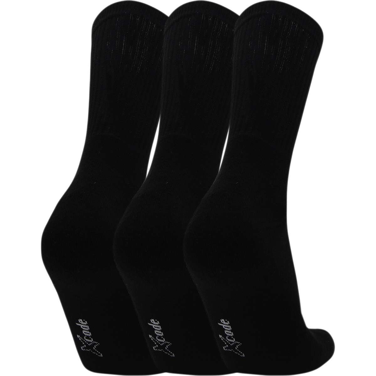 Xcode Κάλτσες για Τένις Μαύρες 3 Pairs 04500 BLACK