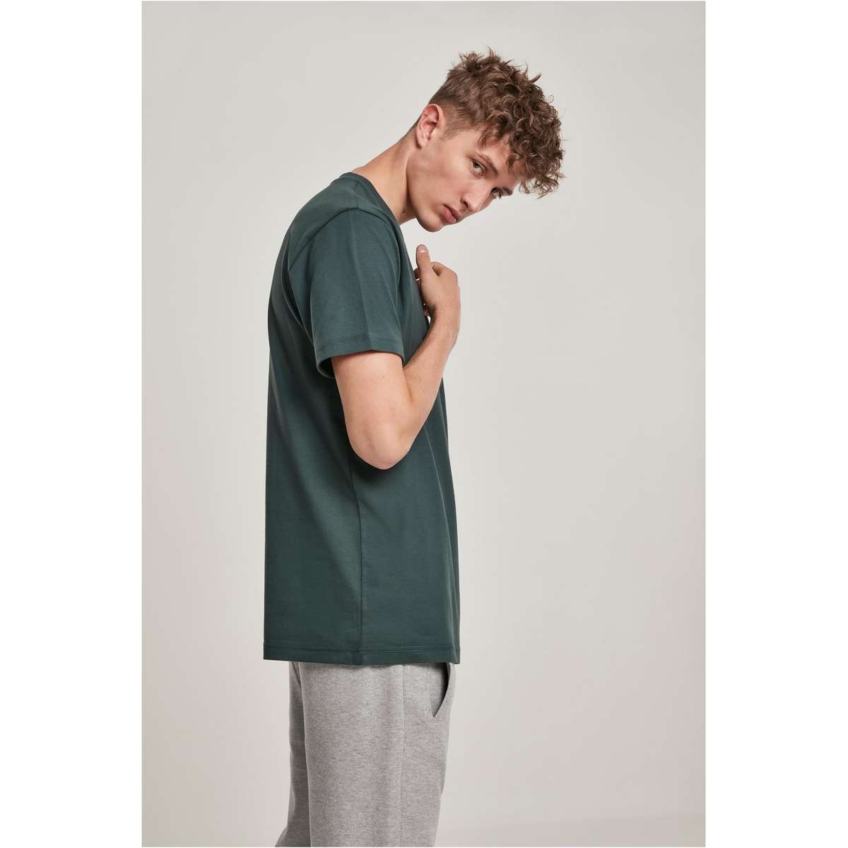 Urban Classics Men΄s Regular fit Cotton Basic Tee TB2684 BOTTLEGREEN 