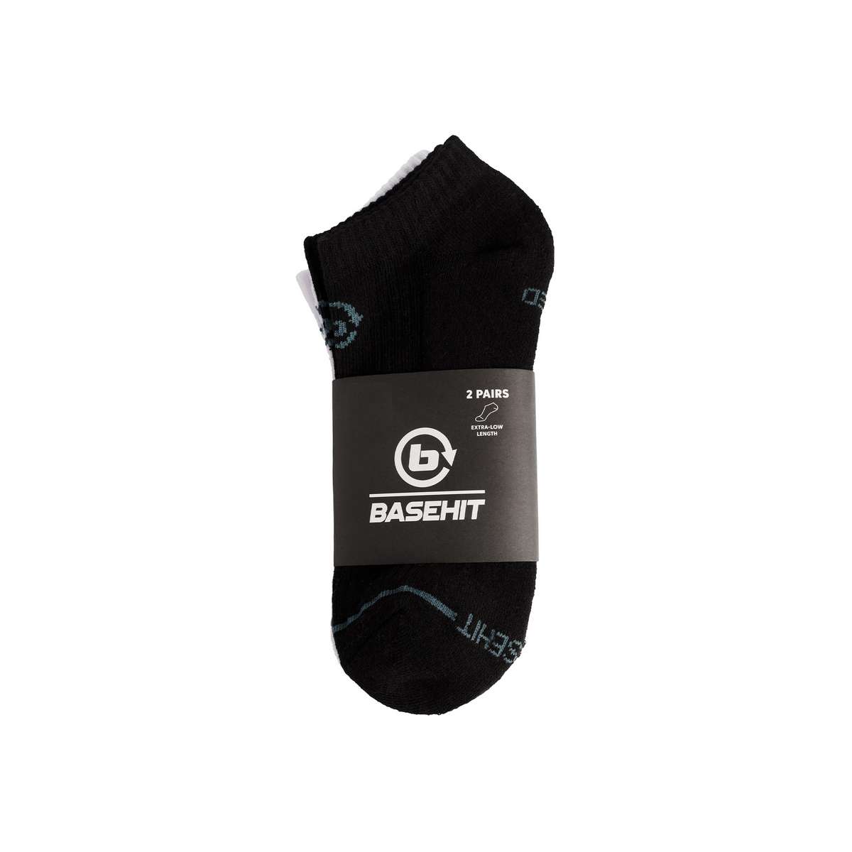 Basehit Ανδρικές Κάλτσες Μαύρο/Λευκό 2Pack 242.BU08.46-Black-White - Μαύρο / Λευκό - 43-46