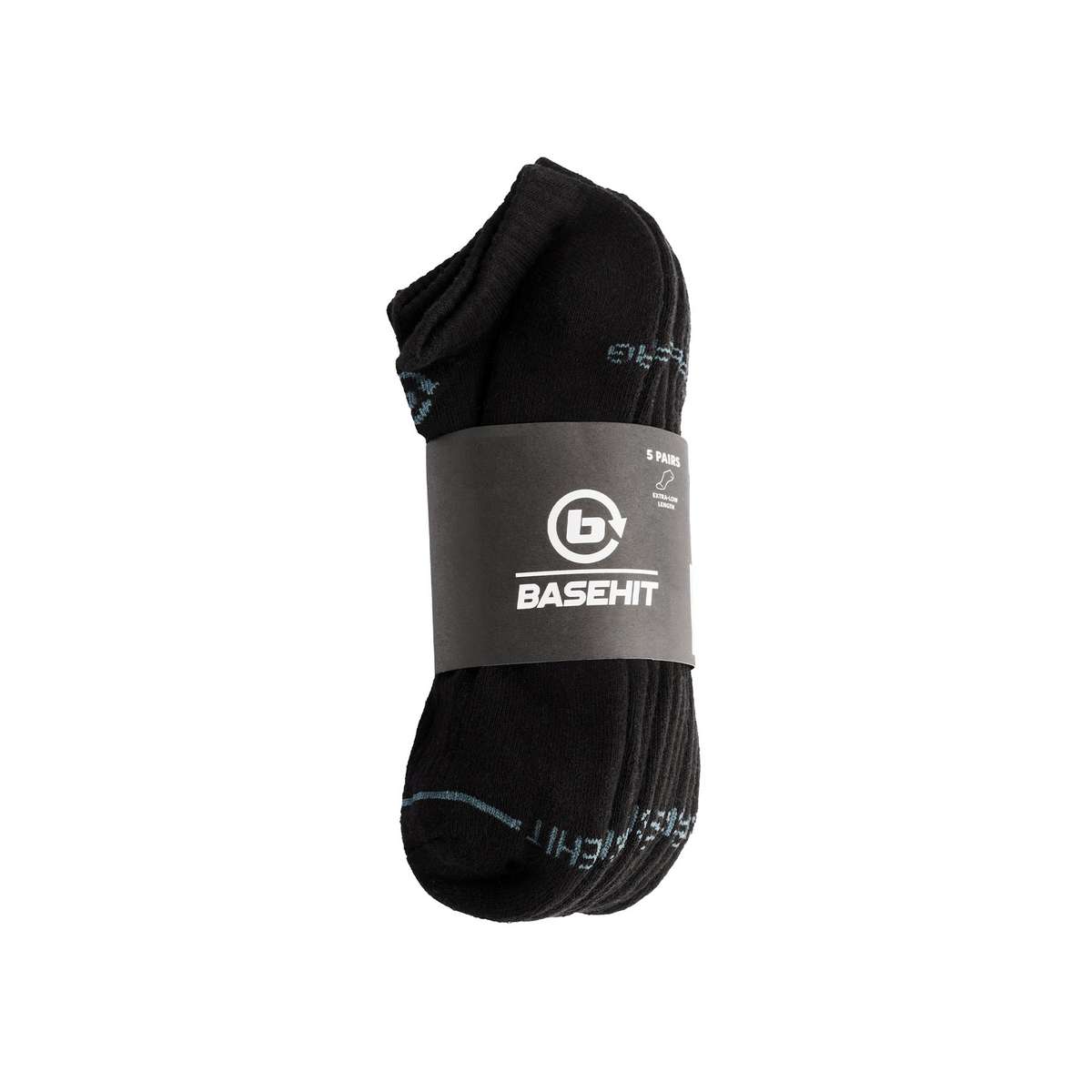 Basehit Κάλτσες Unisex Μαύρο 5Pack 242.BU08.47-black