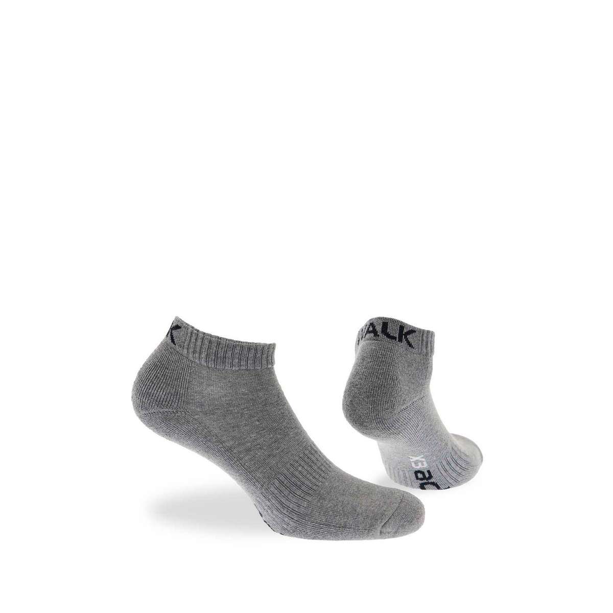 WALK ΑΘΛΗΤΙΚΕΣ ΑΝΔΡΙΚΕΣ ΒΑΜΒΑΚΕΡΕΣ ΚΟΦΤΕΣ ΚΑΛΤΣΕΣ 3-PACK GREY V22-494949 - Γκρι - 40-43