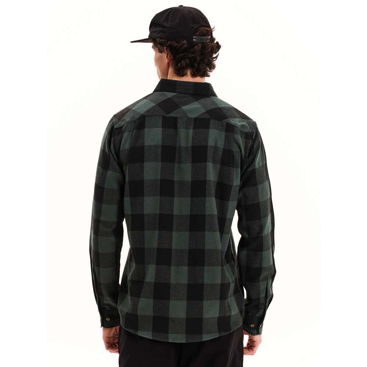 EMERSON MEN’S REGULAR FIT COTTON CLASSIC BUTTON DOWN SHIRT 252.EM60.80 PINE/BLACK
