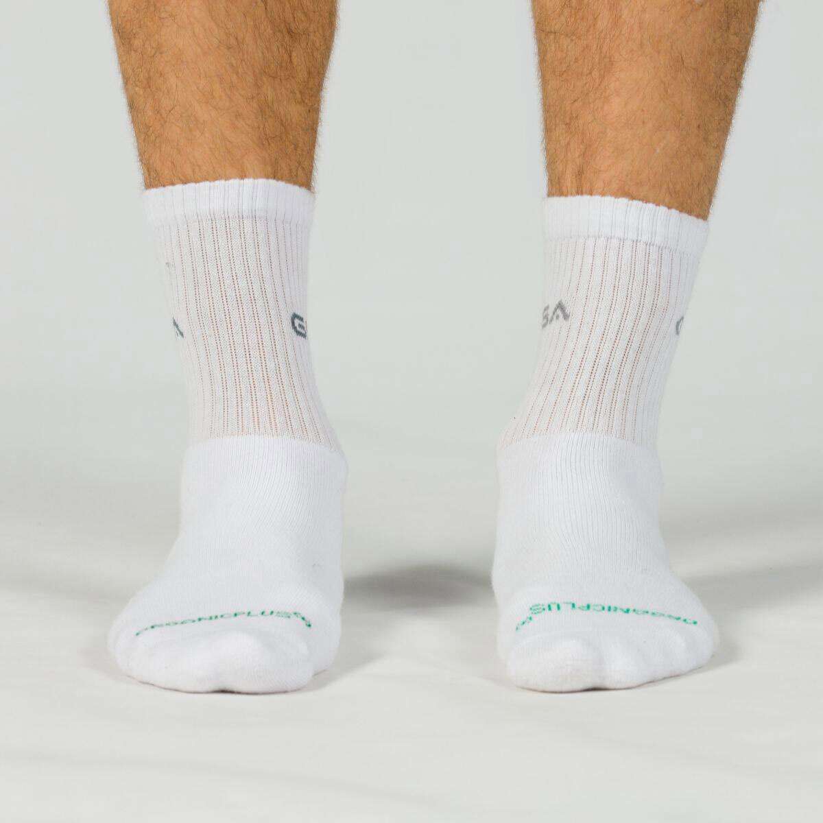 GSA MEN΄S ORGANICPLUS SPORTS SOCKS FULLY CUSHIONED CREW 3PACK BLACK/WHITE/GREY