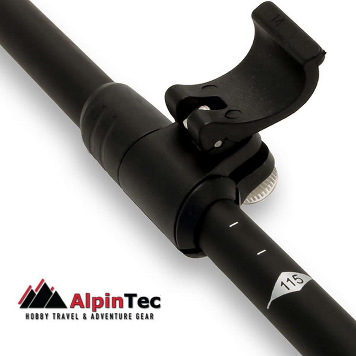 AlpinPro Pair of Telescopic Aluminum Fast Lock Trekking Poles Pathfinder Blue