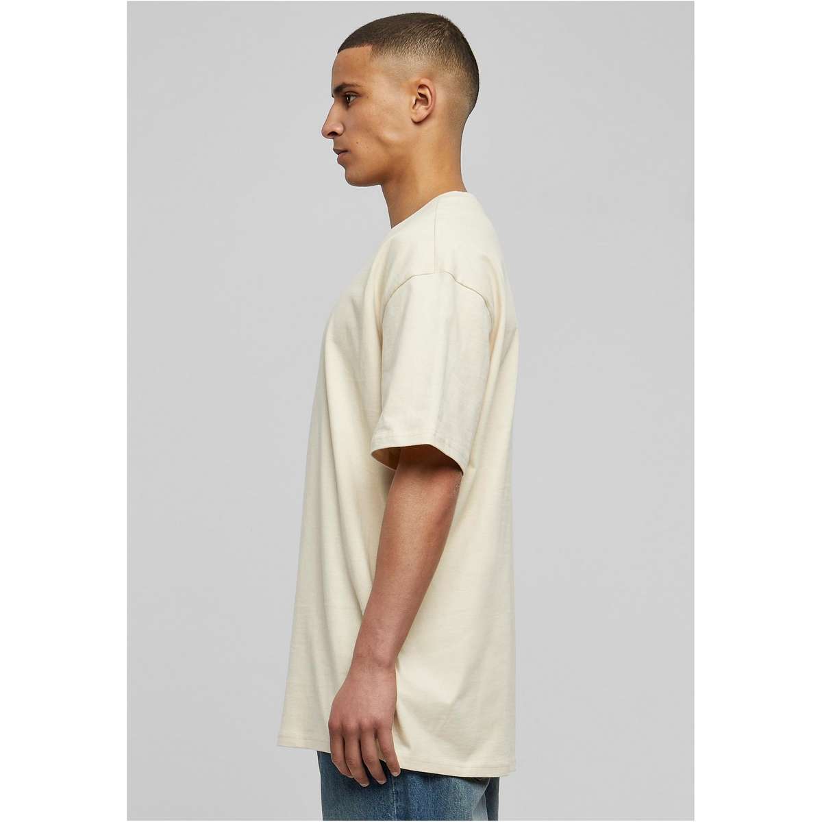 URBAN CLASSICS MEN΄S HEAVY OVERSIZE FIT COTTON TEE TB1778 WHITESAND