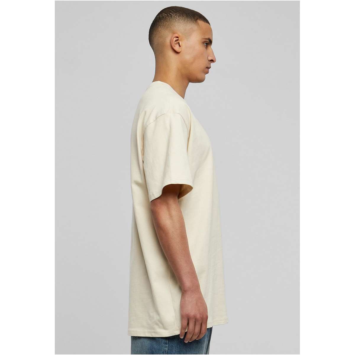 URBAN CLASSICS MEN΄S HEAVY OVERSIZE FIT COTTON TEE TB1778 WHITESAND