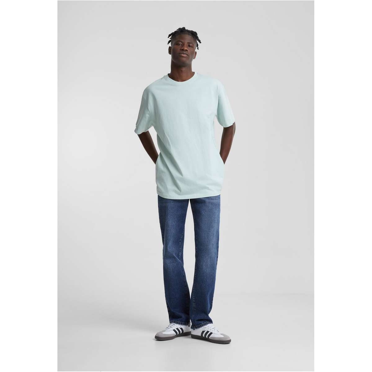 URBAN CLASSICS MEN΄S HEAVY OVERSIZE FIT COTTON TEE TB1778 FROSTMINT