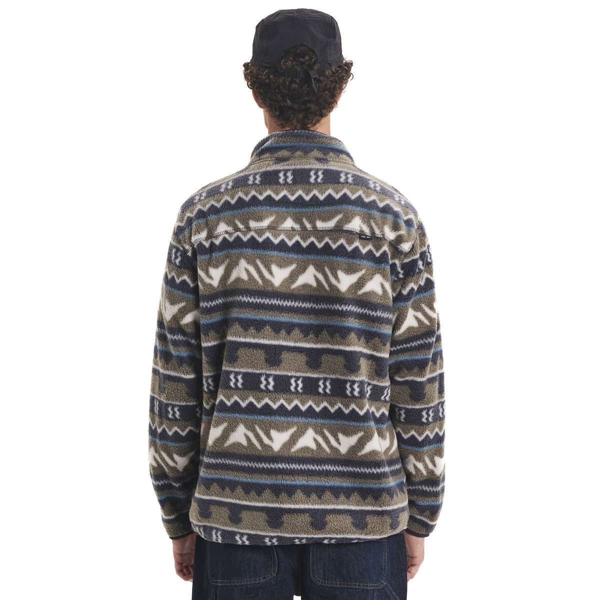 EMERSON MEN’S REGULAR FIT POLYESTER FULL ZIP FLEECE PR538 DUSTY OLIVE