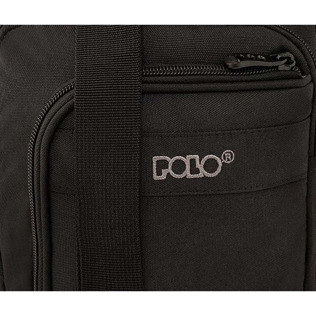 Polo Strike Large Ανδρική Τσάντα Ώμου / Χιαστί Μαύρη 907008-2002