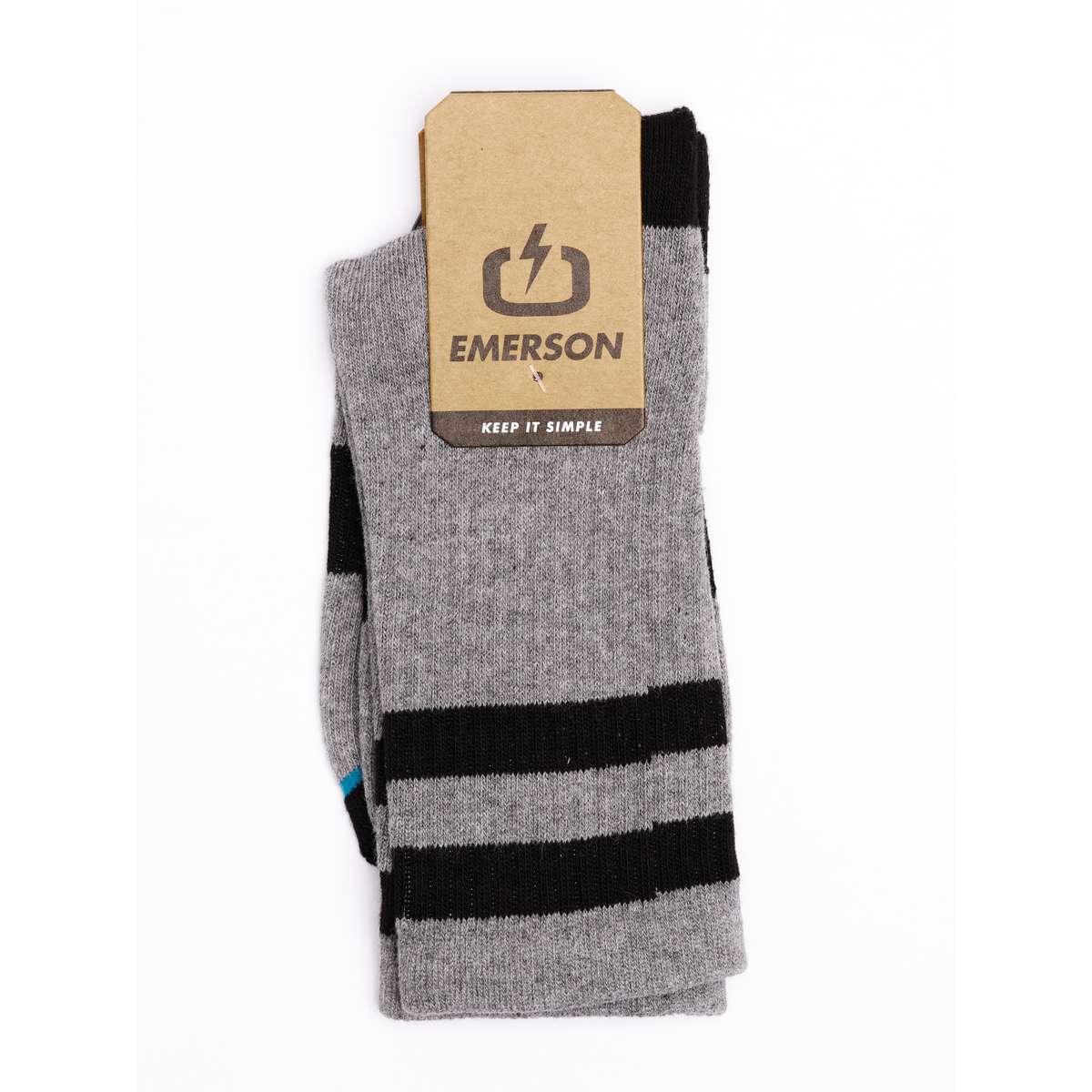 Emerson Ανδρικές Μονόχρωμες Κάλτσες 1 Pack 202.EU08.20 Grey / Black