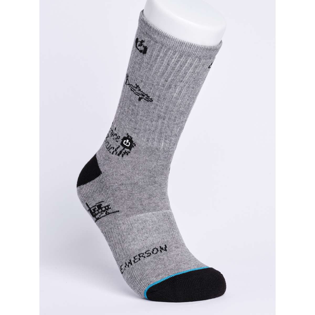 Emerson Ανδρικές Κάλτσες με Σχέδια Γκρι 1 PACK 202.EU08.14 PR 192 GREY ML