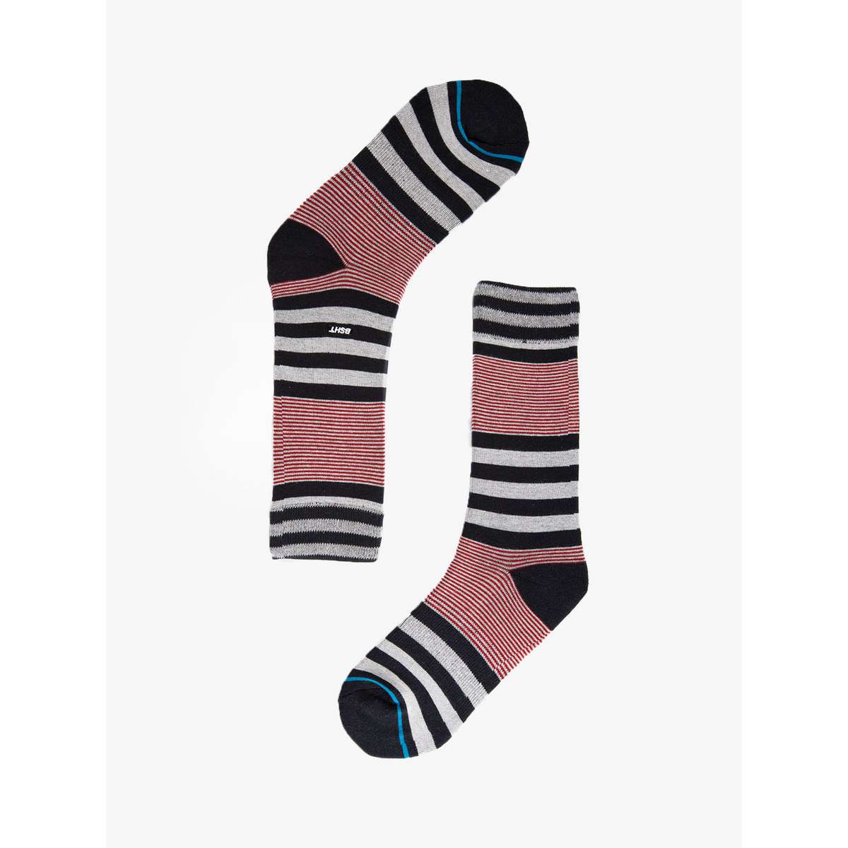 Basehit Ανδρικές Κάλτσες Με Σχέδια Black / Pink 202.BU08.23-PR1007