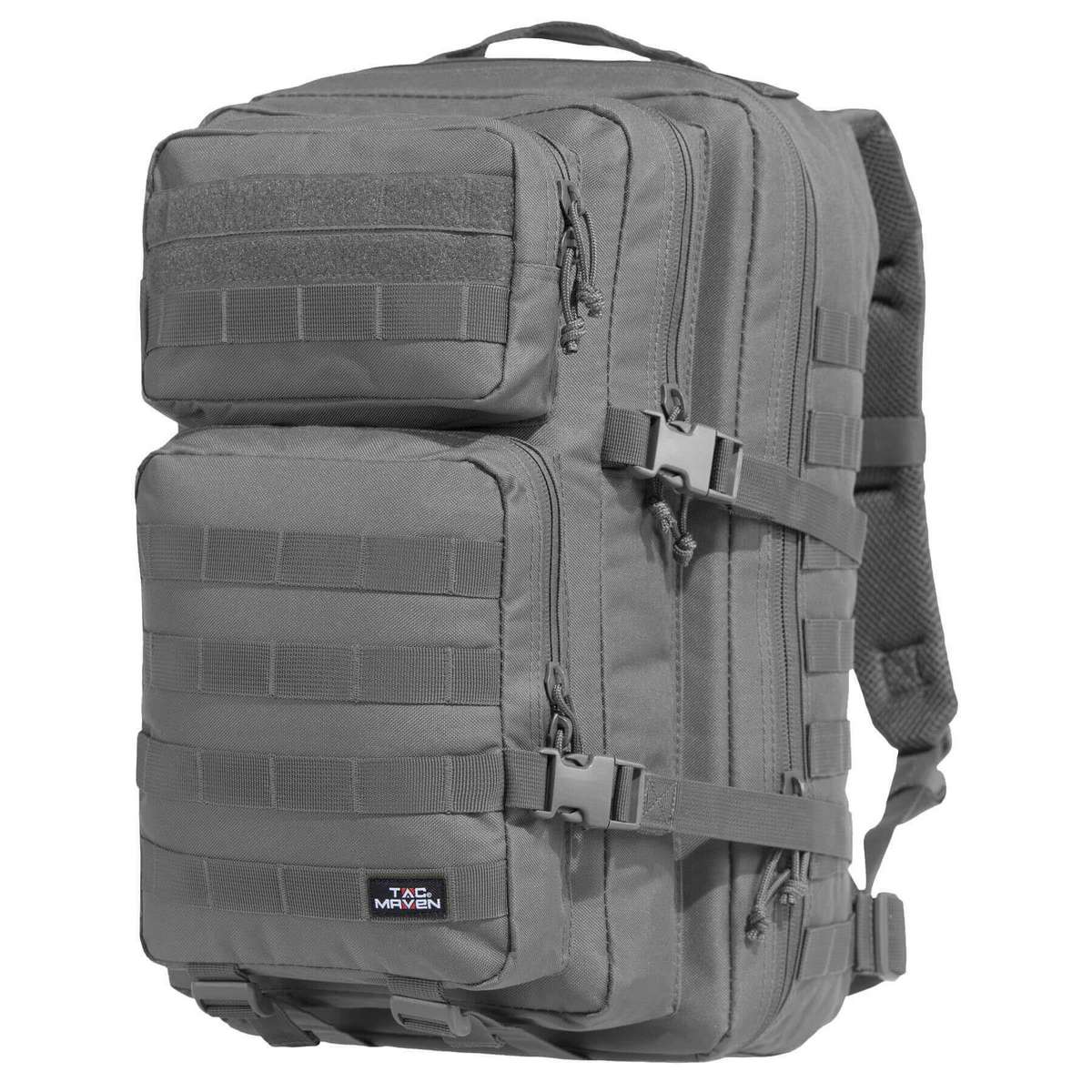 Tac Maven Assault Military Backpack Backpack made of Polyester Grey 52lt
