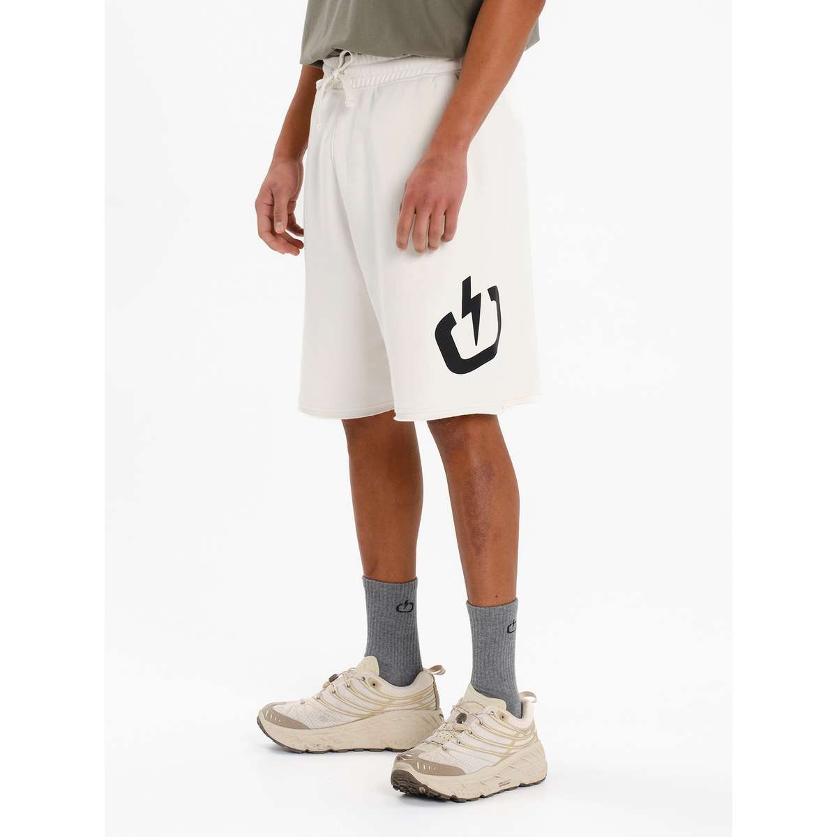 Emerson Men΄s Regular Fit Cotton Sweat Shorts 261.EM26.38-OFF-WHITE - Λευκό - XL
