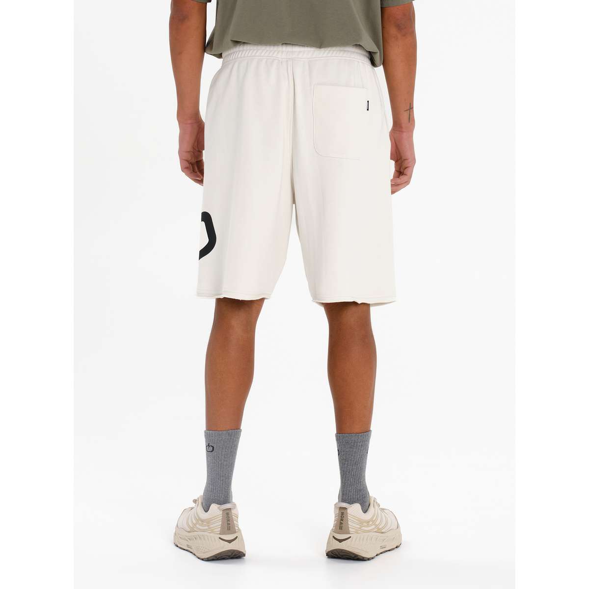 Emerson Men΄s Regular Fit Cotton Sweat Shorts 261.EM26.38-OFF-WHITE - Λευκό - XL
