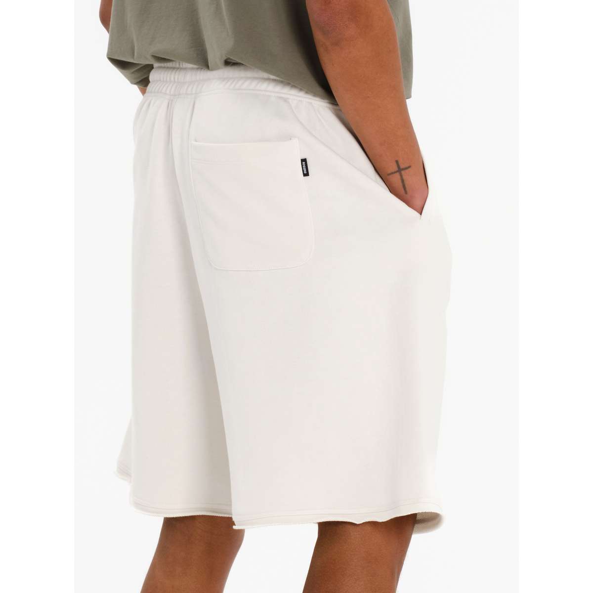 Emerson Men΄s Regular Fit Cotton Sweat Shorts 261.EM26.38-OFF-WHITE - Λευκό - XL