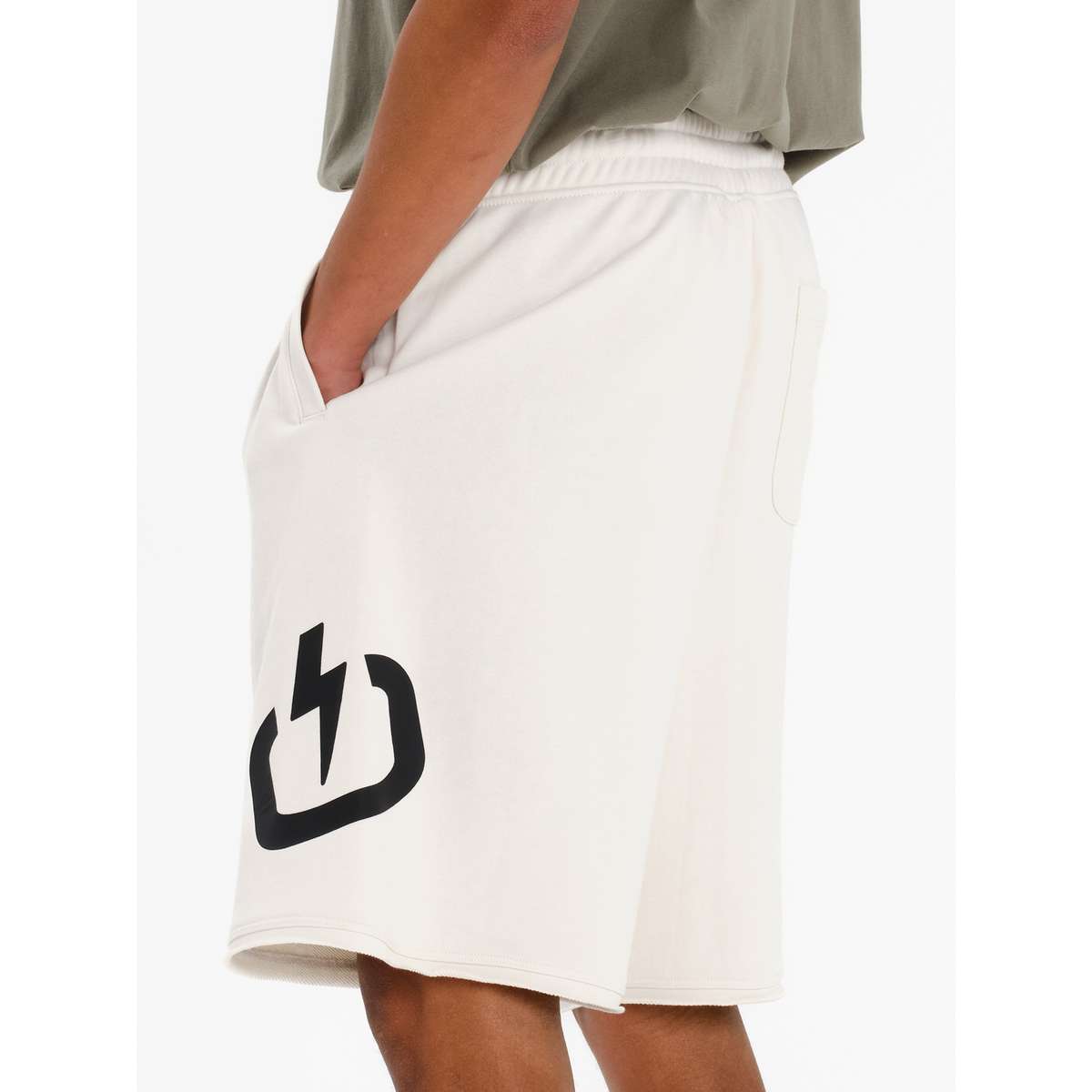 Emerson Men΄s Regular Fit Cotton Sweat Shorts 261.EM26.38-OFF-WHITE - Λευκό - XL
