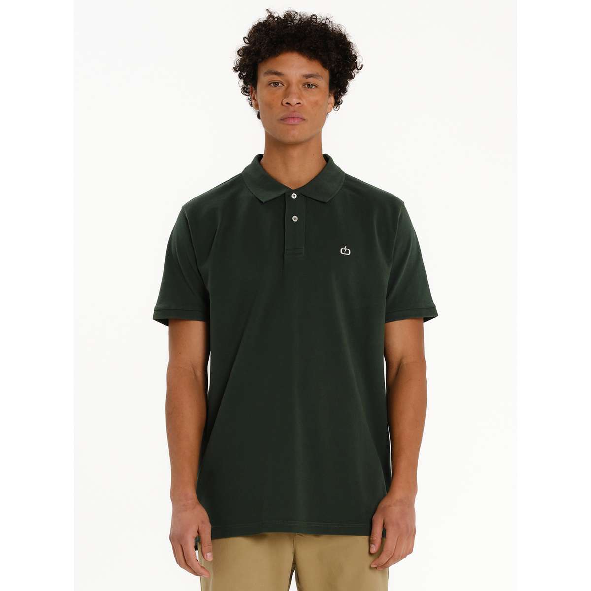 EMERSON MEN΄S REGULAR FIT COTTON ΚΟΝΤΟΜΑΝΙΚΗ ΜΠΛΟΥΖΑ POLO 261.EM35.69-FOREST-GREEN