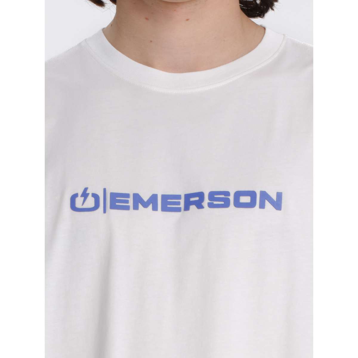 EMERSON LOGO MEN΄S REGULAR FIT COTTON T-SHIRT 261.EM33.03-FROSTY-WHITE