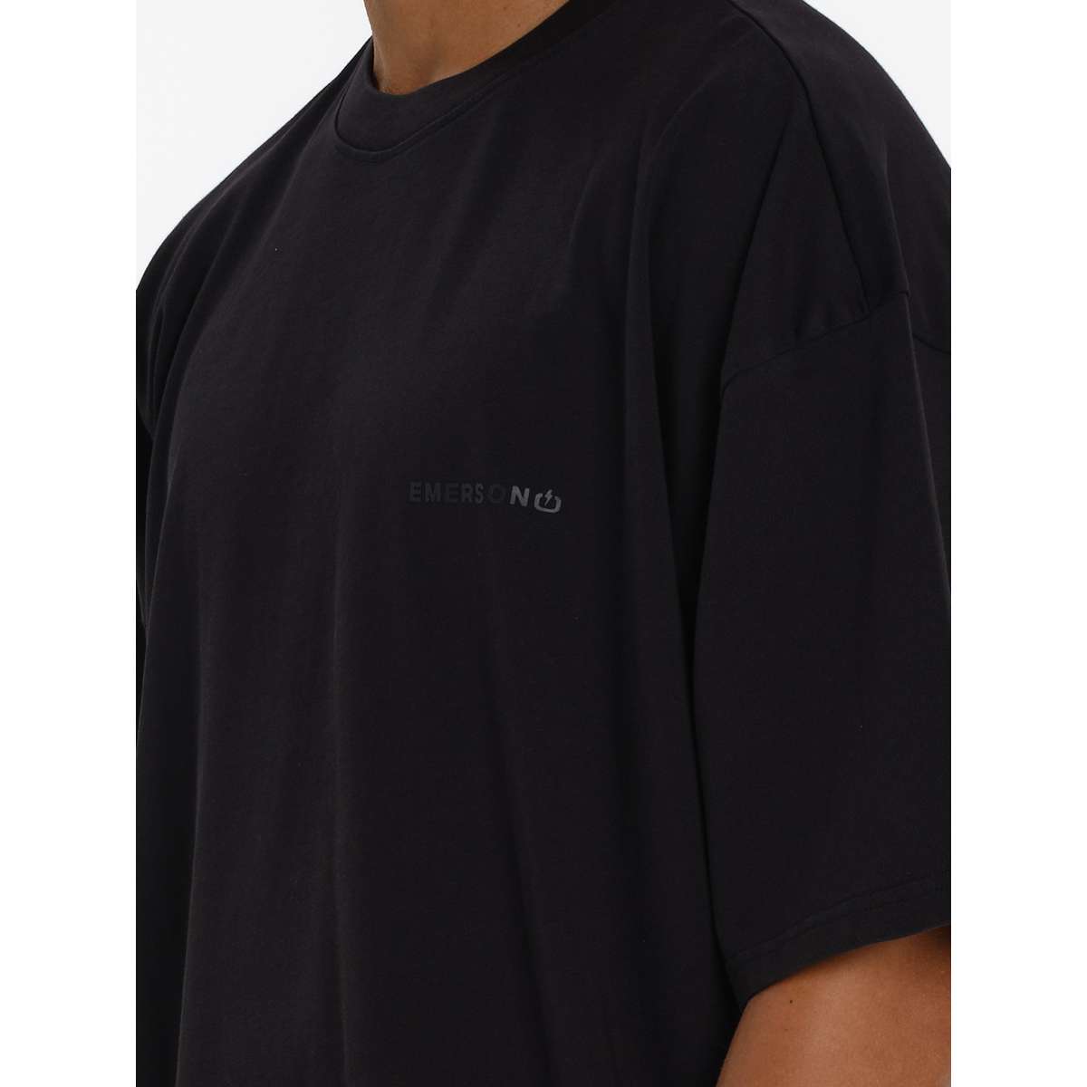 EMERSON MEN΄S OVERSIZED FIT COTTON T-SHIRT 261.EM33.100-BLACK