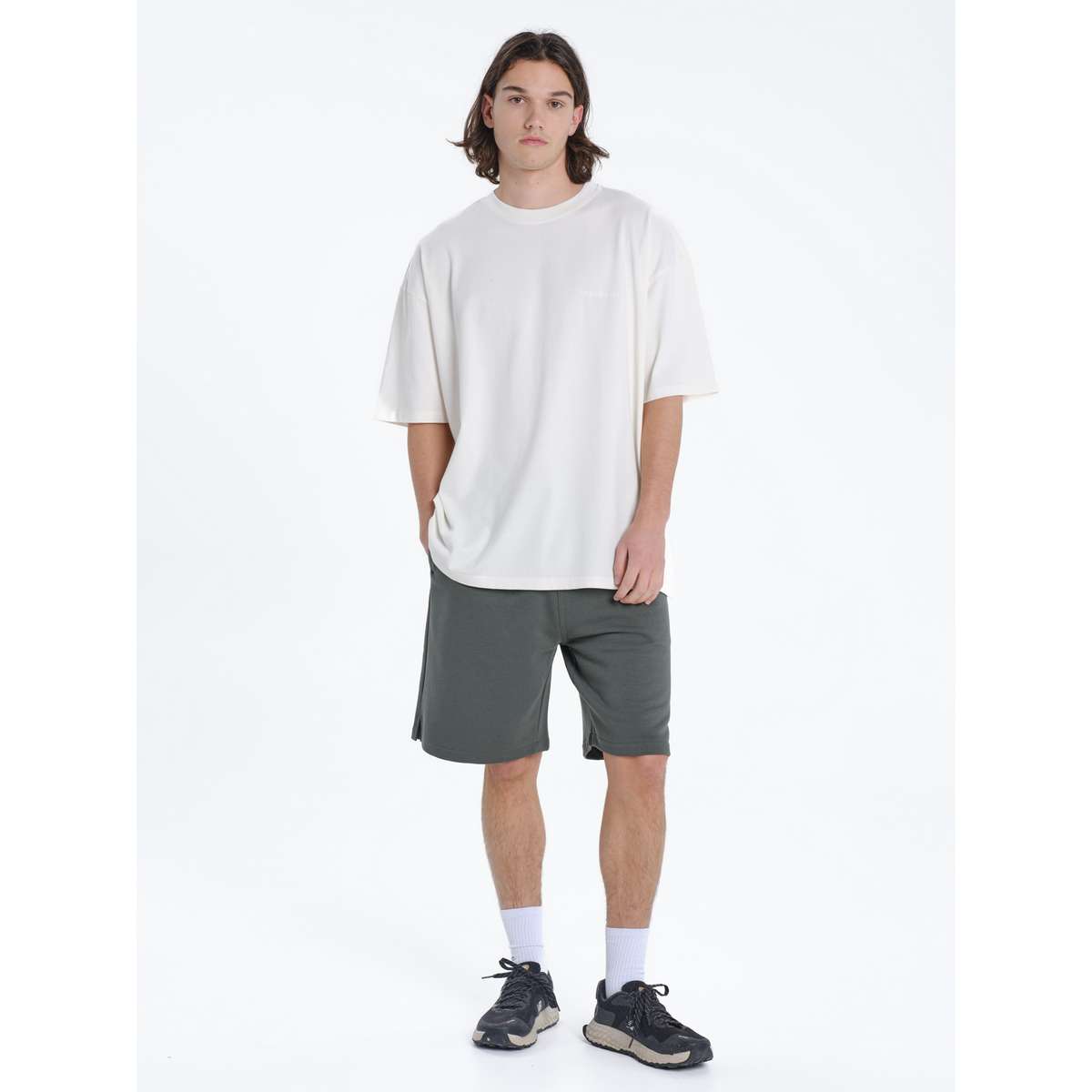 EMERSON MEN΄S OVERSIZED FIT COTTON T-SHIRT 261.EM33.100-OFF WHITE