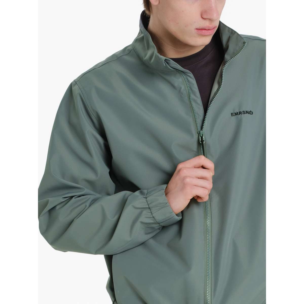 EMERSON MEN’S REGULAR FIT POLYESTER LIGHTWEIGHT BOMBER JACKET PINE - Πράσινο - XXL