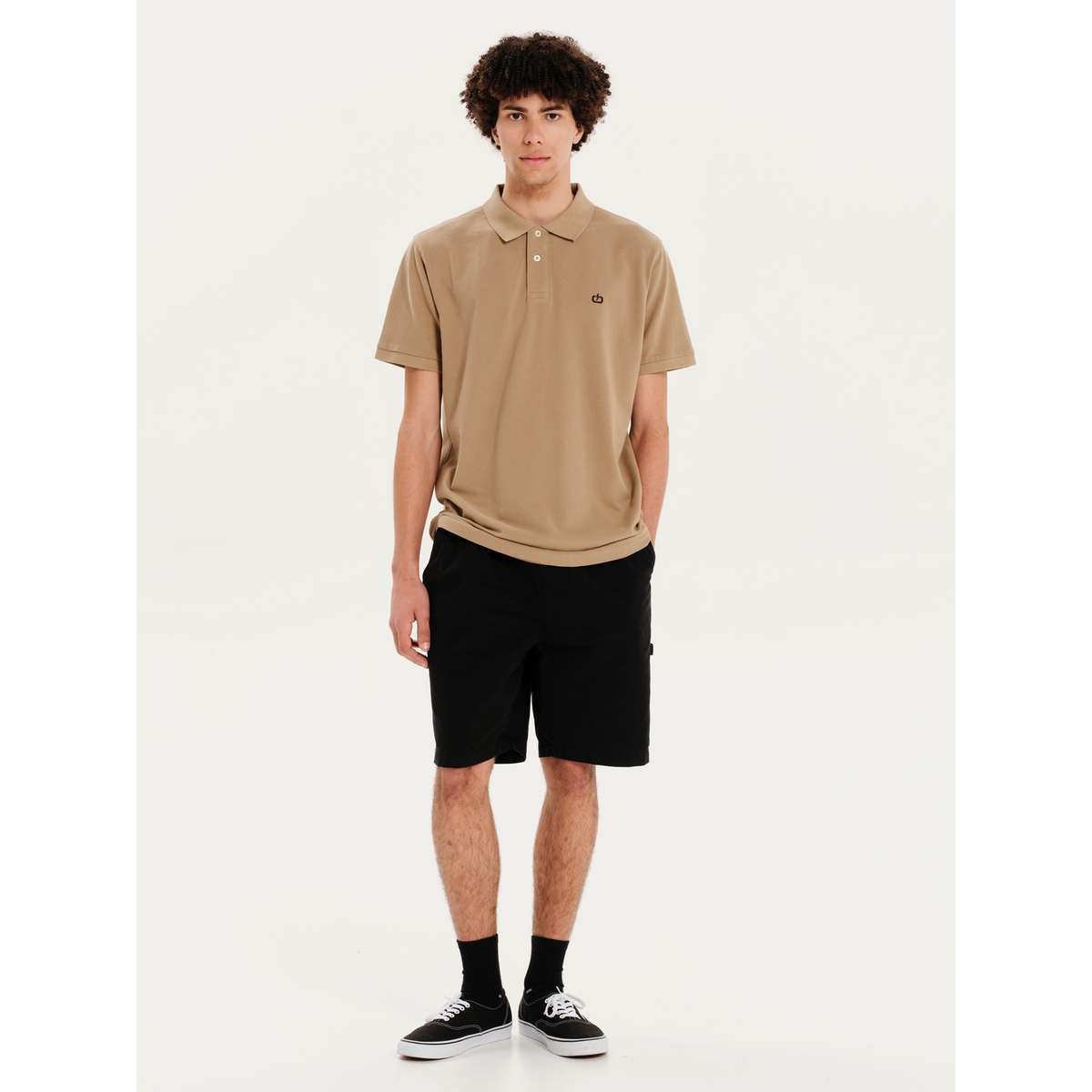 Emerson Polo Μπλούζα Κοντομάνικη Καφέ Regular Fit Cotton 261.EM35.69-D-BEIGE