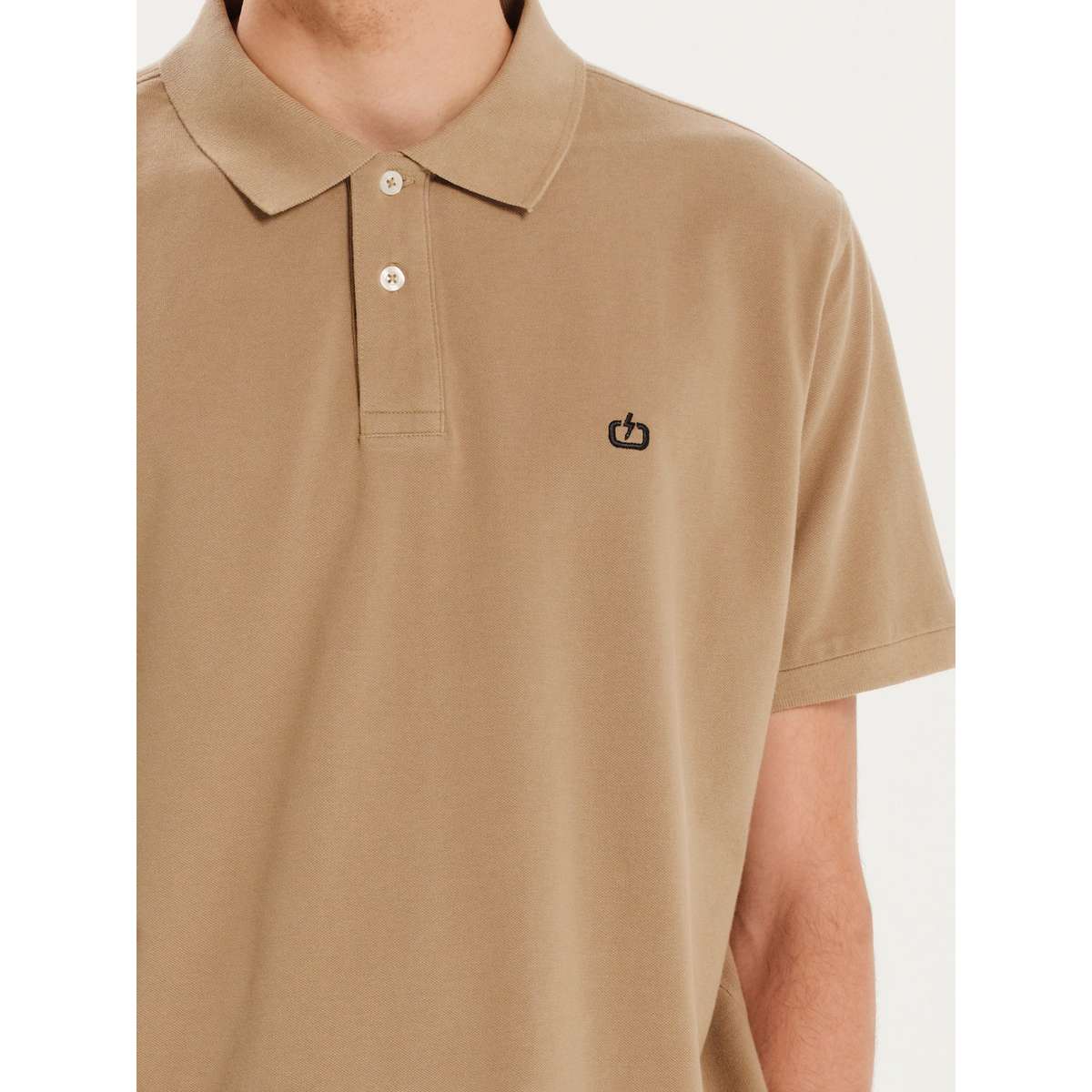 Emerson Polo Μπλούζα Κοντομάνικη Καφέ Regular Fit Cotton 261.EM35.69-D-BEIGE