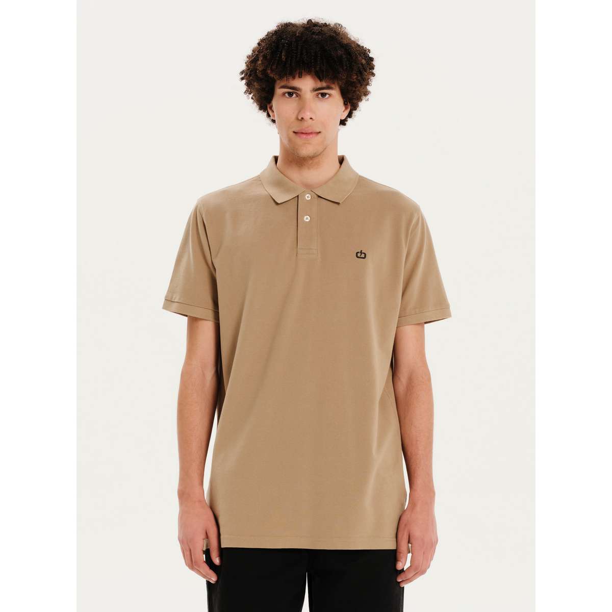 Emerson Polo Μπλούζα Κοντομάνικη Καφέ Regular Fit Cotton 261.EM35.69-D-BEIGE