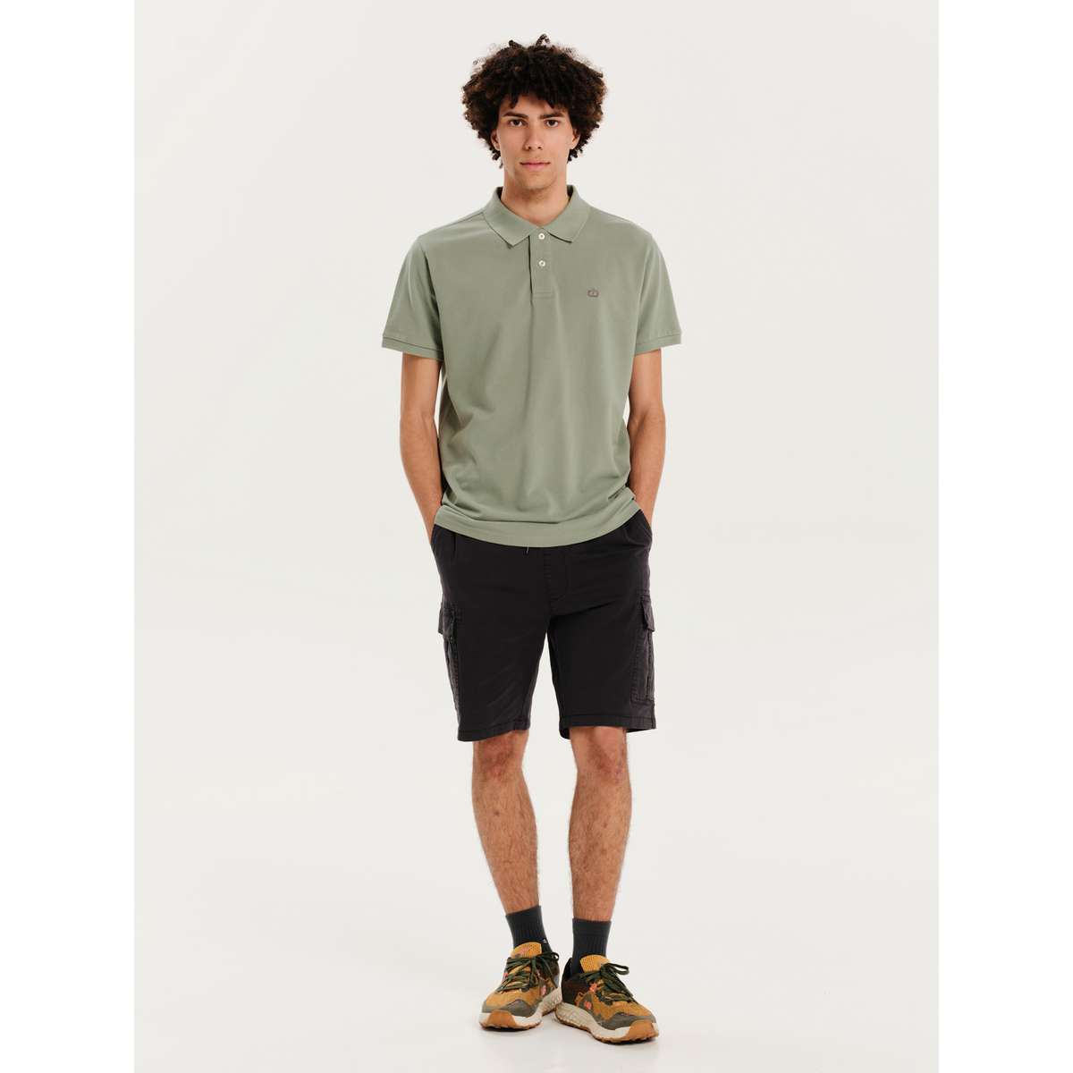 Emerson Polo Μπλούζα Κοντομάνικη Καφέ Regular Fit Cotton 261.EM35.69-Mint-Green