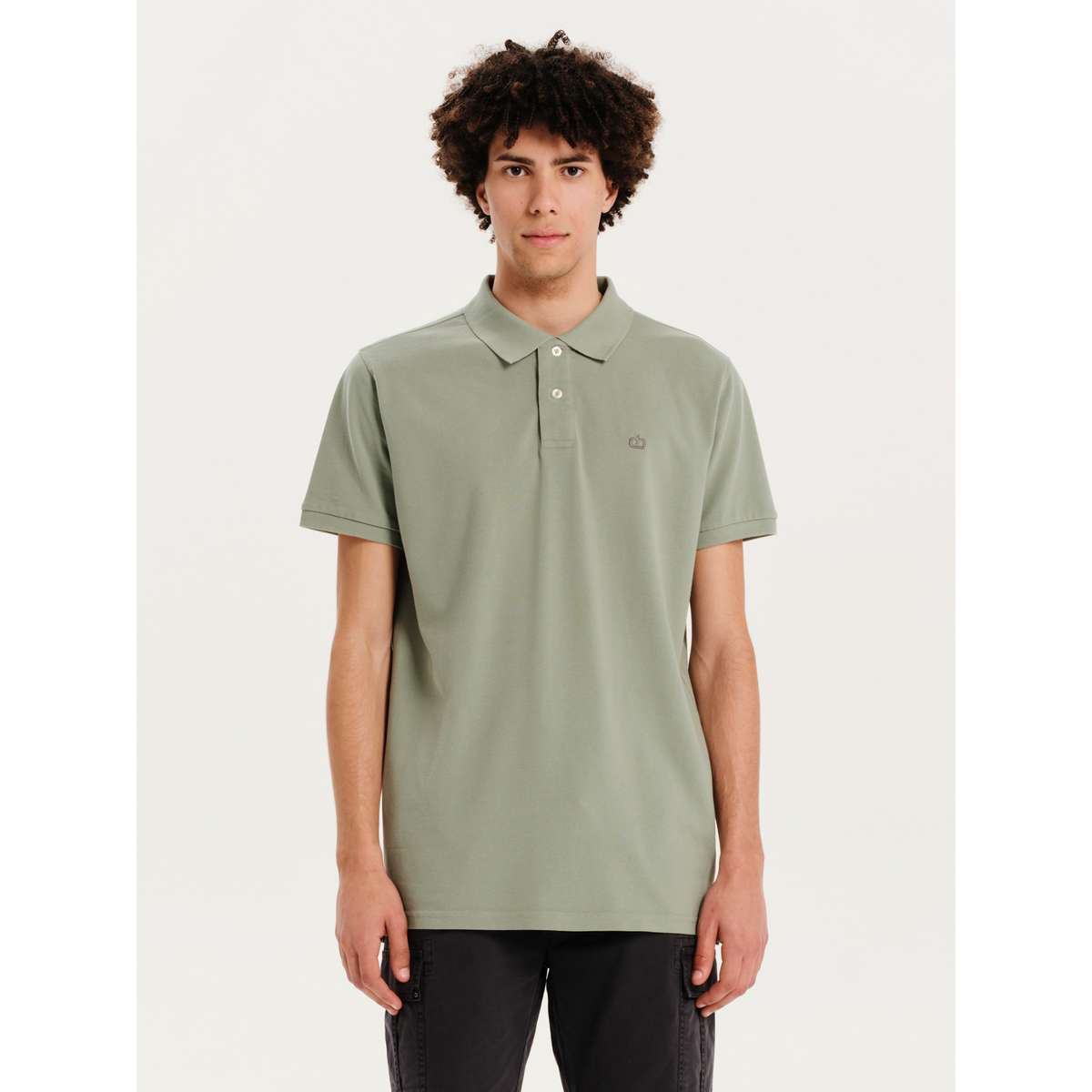 Emerson Polo Μπλούζα Κοντομάνικη Καφέ Regular Fit Cotton 261.EM35.69-Mint-Green