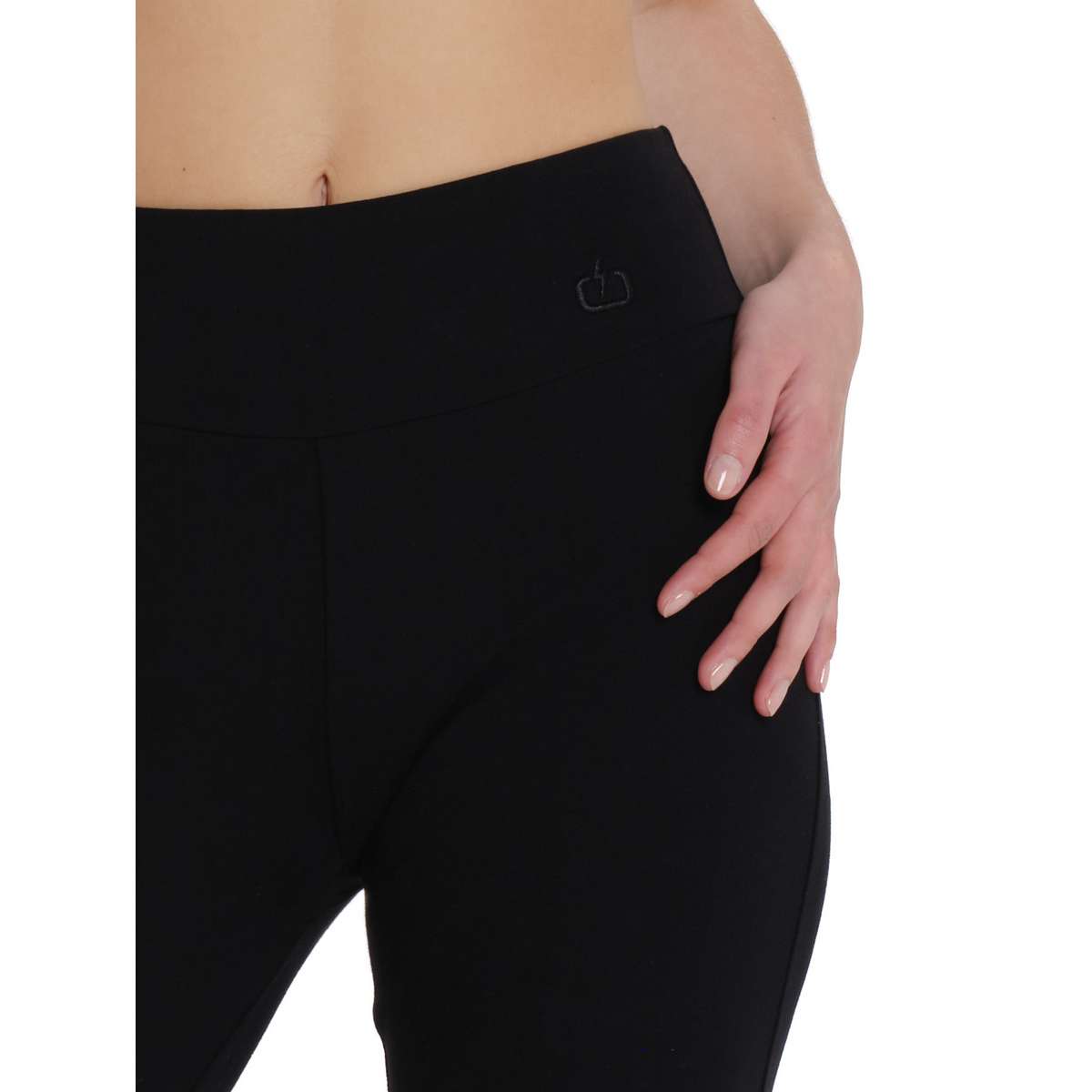 EMERSON ΓΥΝΑΙΚΕΙΟ ΚΟΛΑΝ FLARE COTTON ΜΑΥΡΟ - Μαύρο - S