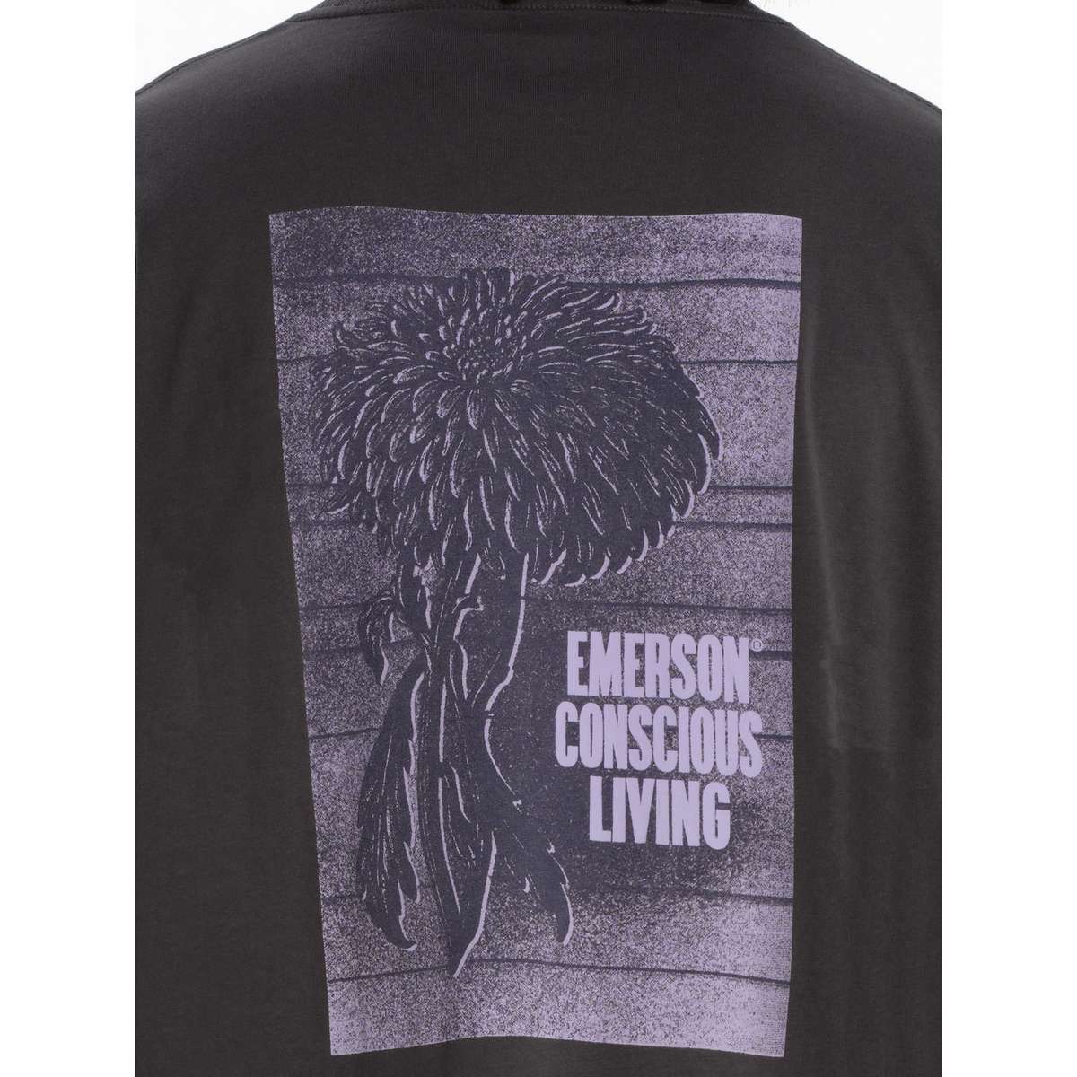 EMERSON CONSCIOUS LIVING ΑΝΔΡΙΚΟ T-SHIRT COTTON CHARCOAL