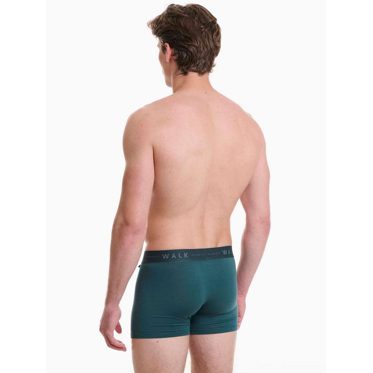 Walk Ανδρικά Μποξεράκια Μπαμπού Χακί-Πράσινο 2Pack W1776-2440 - Χακί-Πράσινο - M