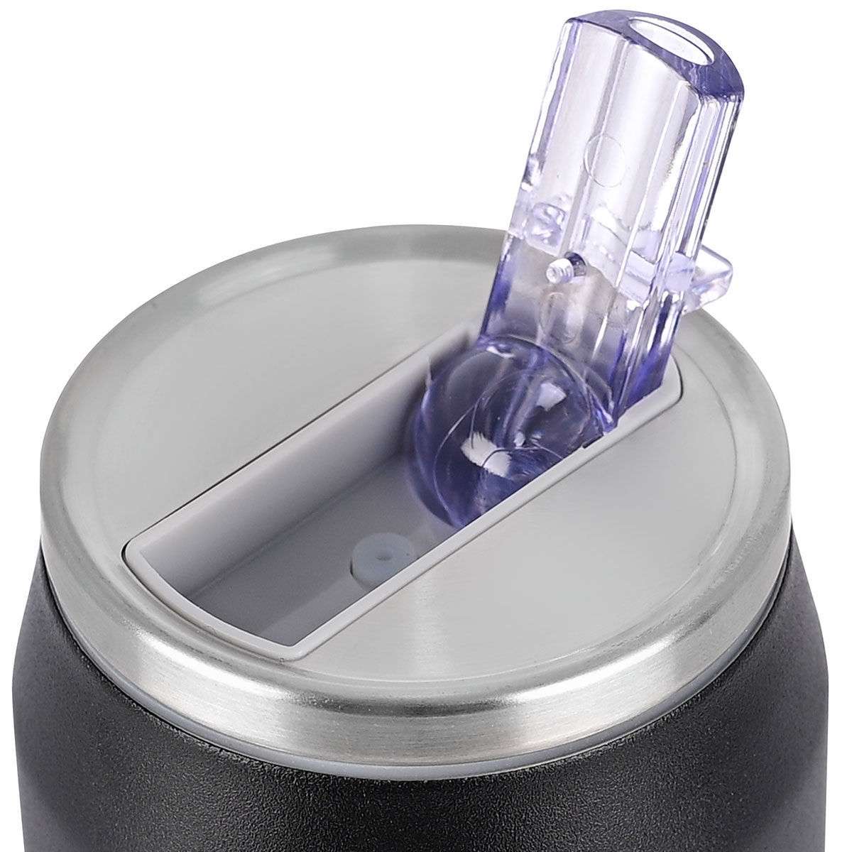 Estia Travel Cup Save the Aegean Θερμός Ανοξείδωτο Πλαστικό BPA Free 500ml Midnight Black