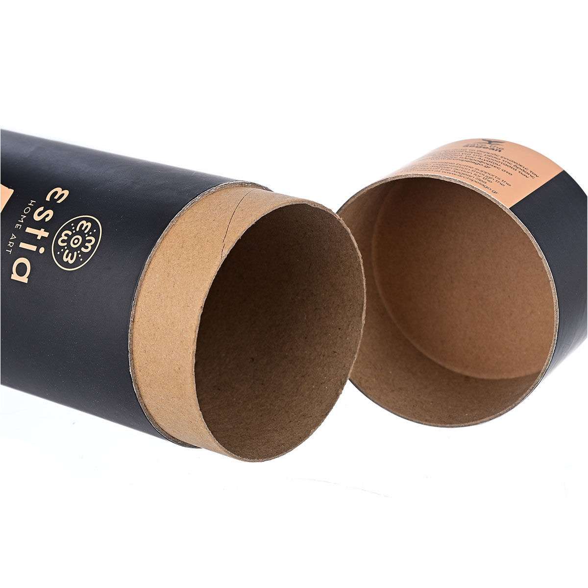 Estia Travel Cup Save the Aegean Θερμός Ανοξείδωτο Πλαστικό BPA Free 500ml Midnight Black