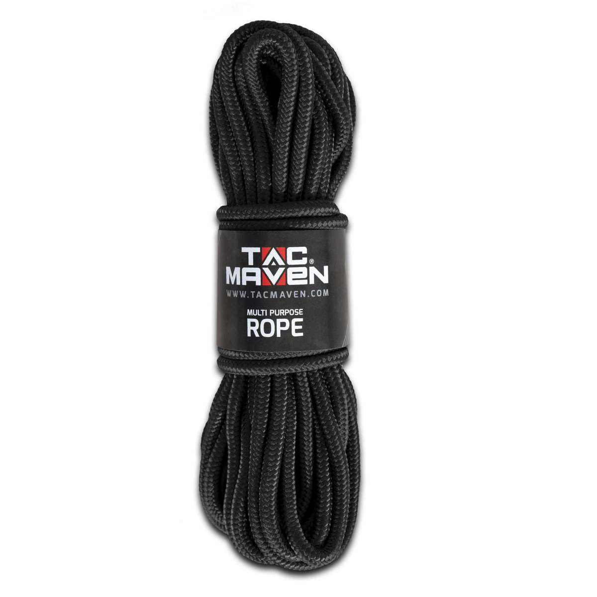 Pentagon Σχοινί Διαμέτρου 10mm με Μήκος 15m Μαύρο Black 10mm x 15m