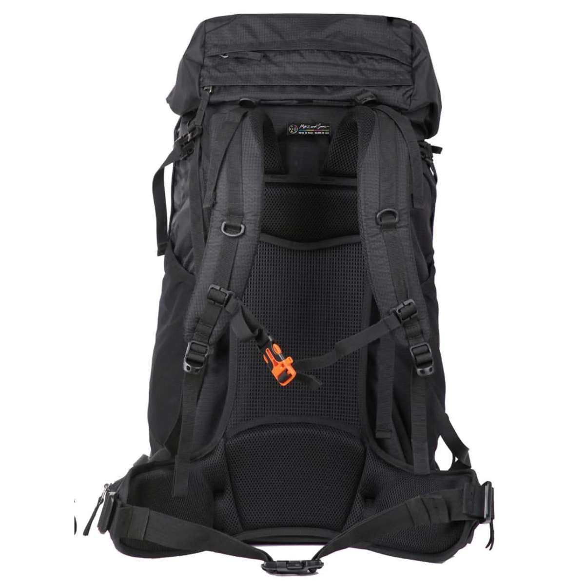 Maui & Sons Ορειβατικό Σακίδιο 70lt Αδιάβροχο Μαύρο Expedition